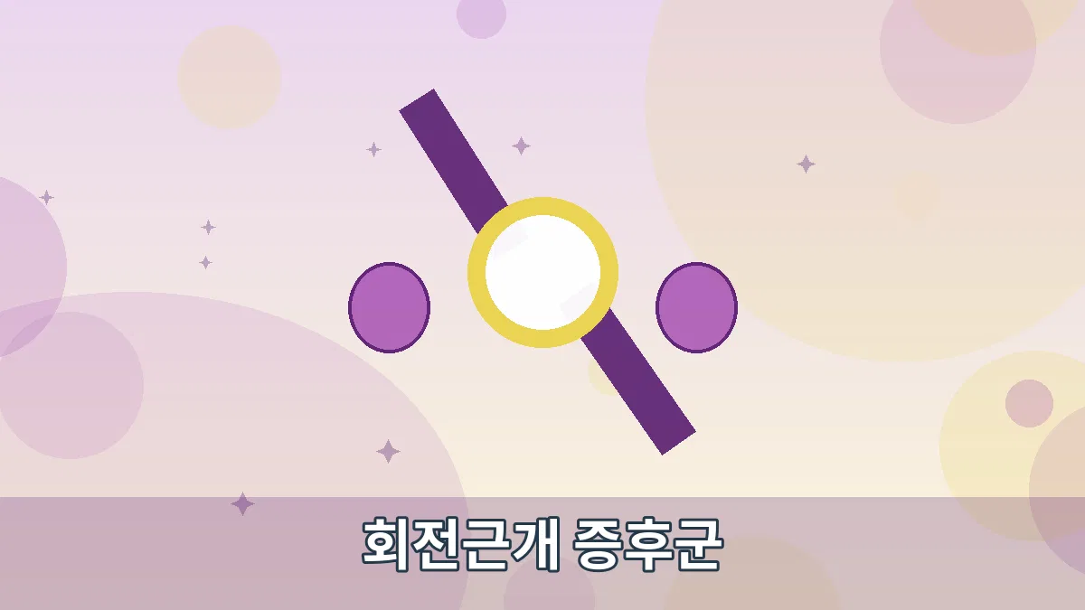 회전근개 증후군 안내 이미지 1